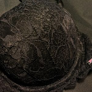 PINK Victoria's Secret Intimates & Sleepwear - Pink lace black bra PINK Victoria's Secret Intimates & Sleepwear - Pink lace black bra